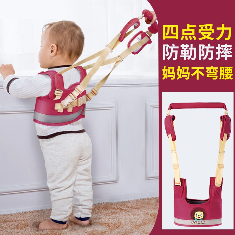 Infant Walking Strap Safety Toddler Harness Walker Assistant Leash Backpack For Children, aprendizagem caminhada assistente