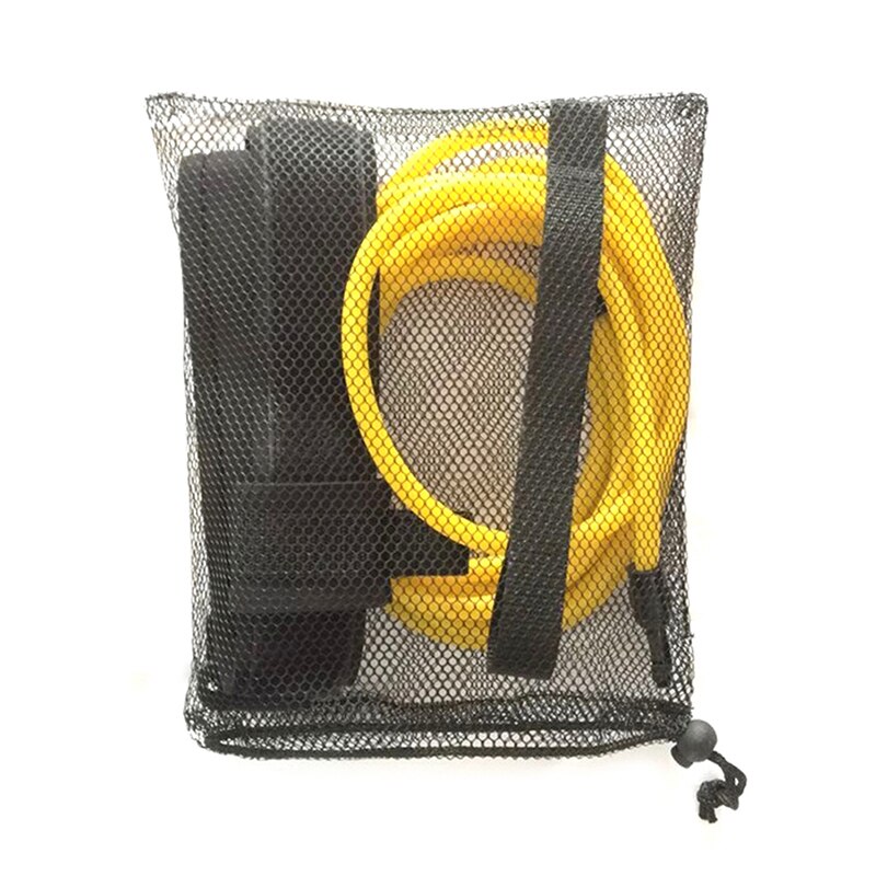 1Set 4M Verstelbare Swim Training Weerstand Elastische Riem Tether Elastisch Touw Band Veiligheid Zwemmen: YL