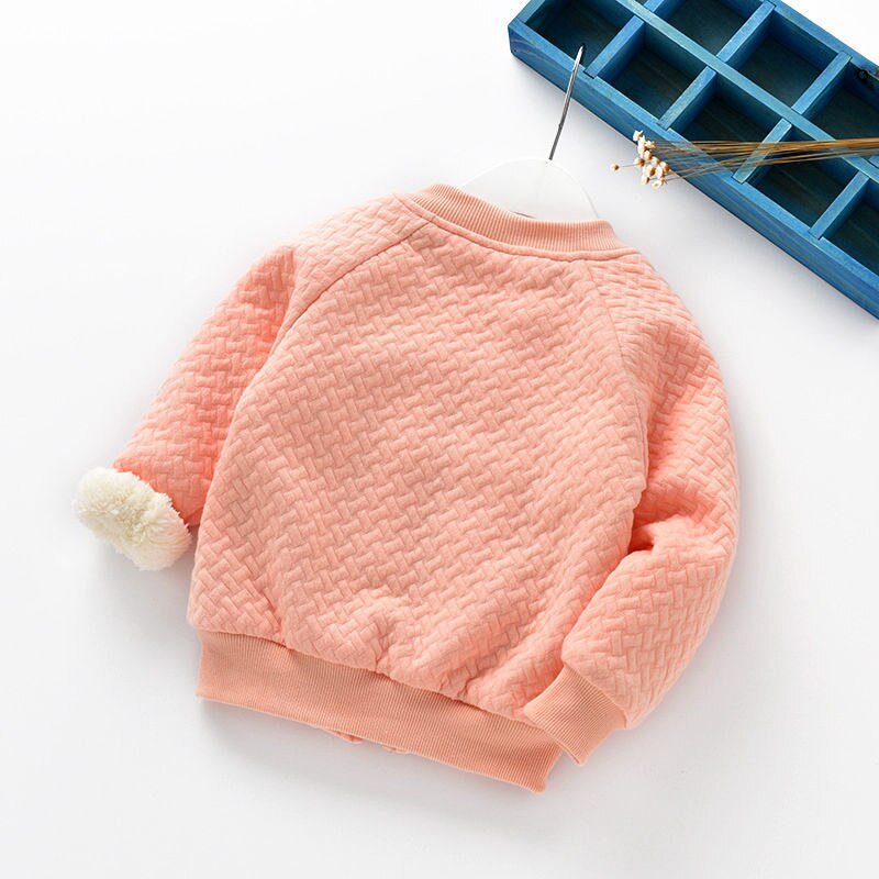 Baby Mädchen Dicke Jacken Für Baby Kleidung freundlicher Samt Reißverschluss Mäntel Winter Kleinkind Jungen Warme Jacke Lässig Baby Oberbekleidung