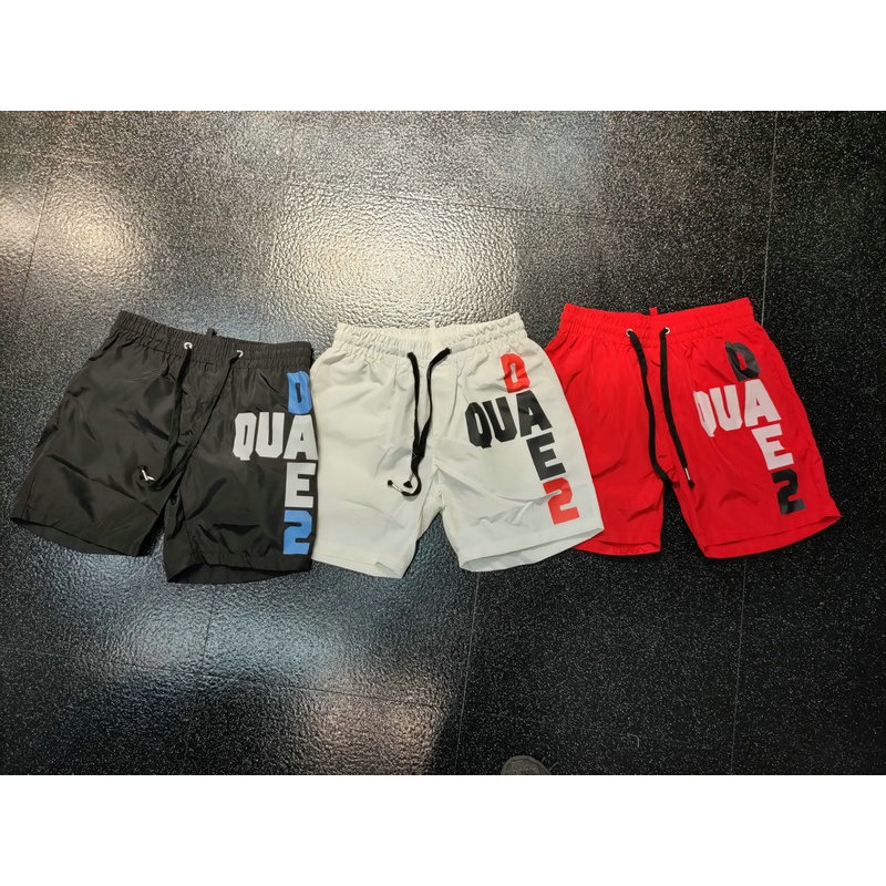 Dsquared2 Zomer Hip-Hop Mens Strand Shorts Mode Koord Korte Broek Mannen Casual Gedrukt Brief Shorts m-3XL