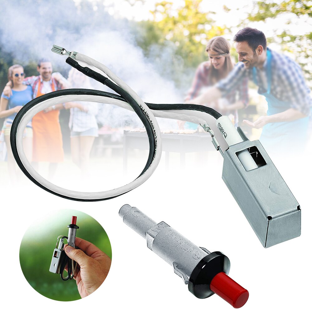 Tool Gas Stove Igniter Kit Home Replacement Easy Install Safety Practical Spark Wire Propane Heaters Silver Gold