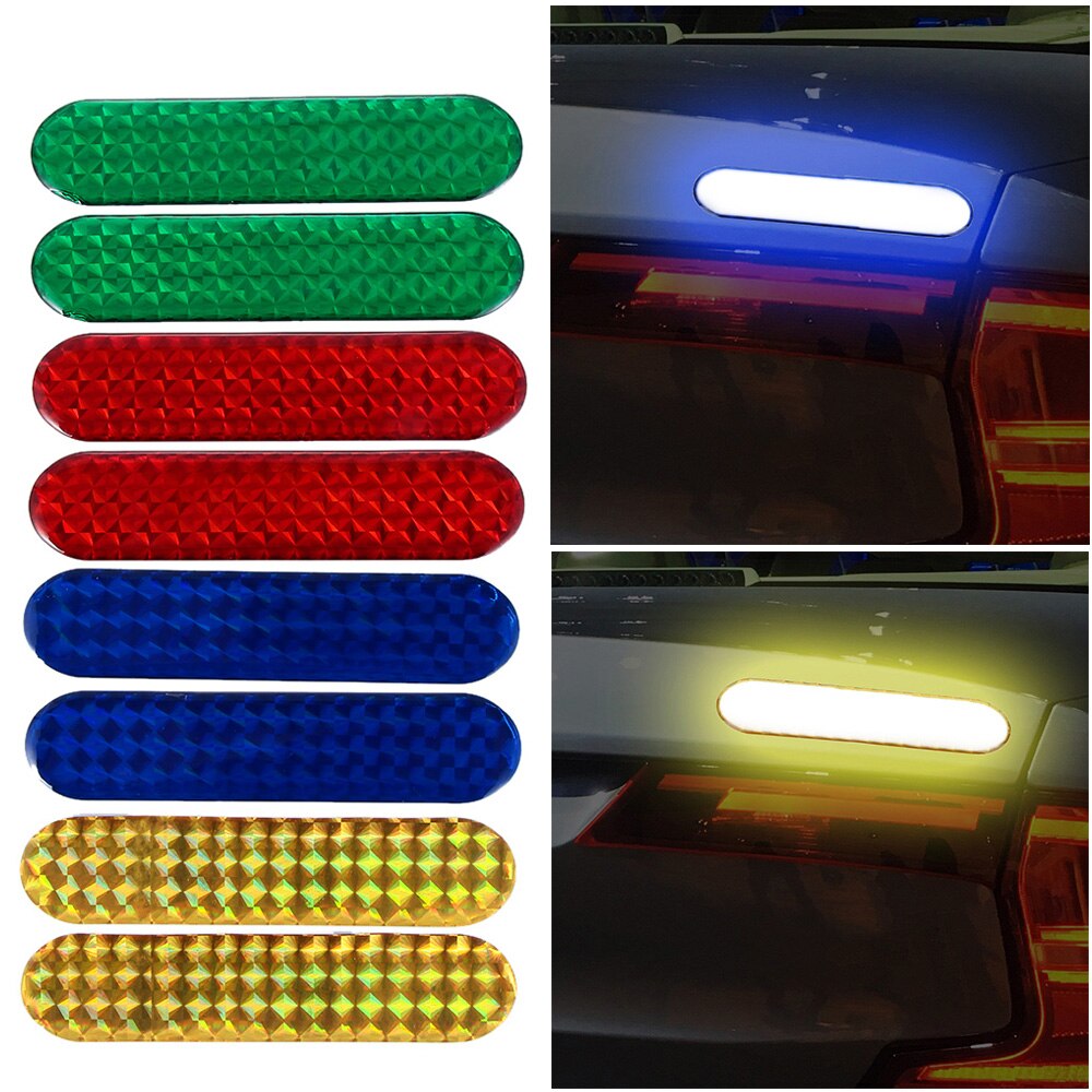 Auto deur sticker waarschuwingstape reflecterende auto stickers reflecterende strips auto-styling veiligheidsmarkering auto sticker