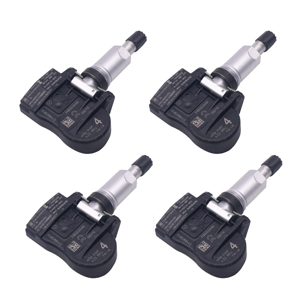 4 stk / parti dæktryksensor tpms 407003 vu 0a 40700-3 vu 0a til opel vauxhall movano combi renault talisman dæktryk