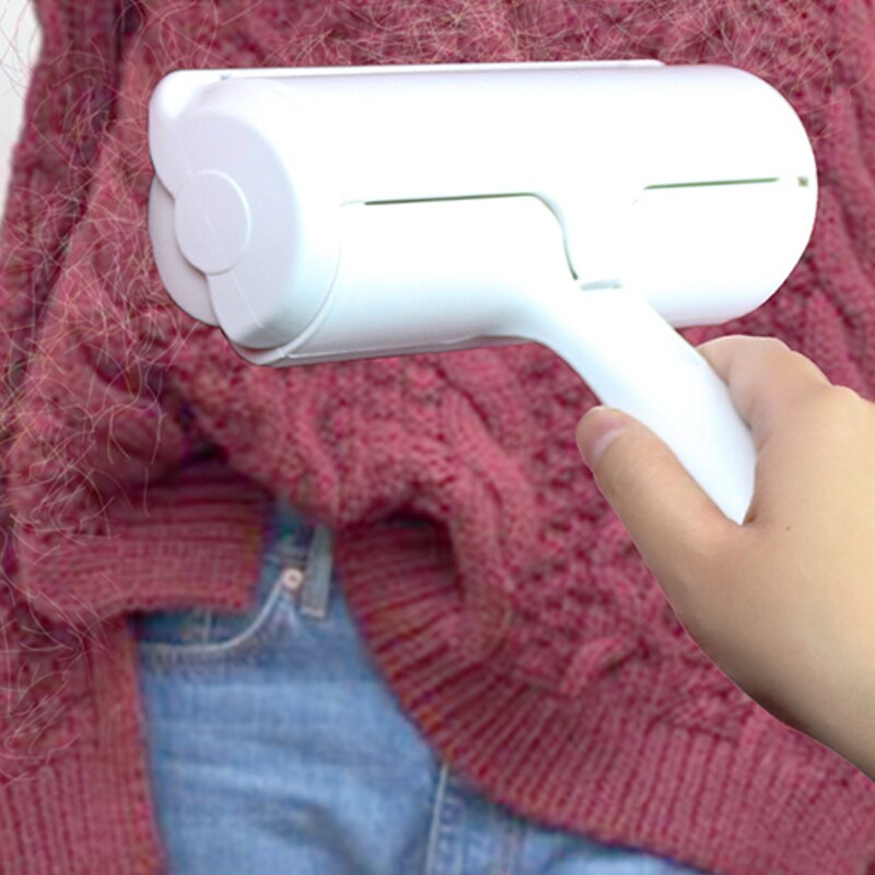 1Pc 2-Way Pet Hair Remover Roller Verwijderen Hond Kat Haar Van Meubels Zelfreinigende Lint Huisdier haar Bont Verwijdering Een Hand Bedienen
