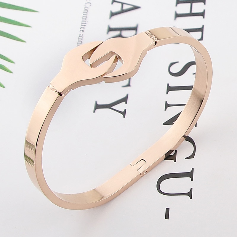 Punk Style Bracelet Stainless Steel Retro Wrench Steel Color Bangle Jewelry For Men And Women