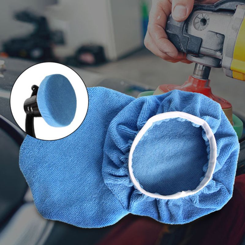5 pièces voiture polisseuse Bonnet cireuse ensemble de tampons applicateur sans rayures pour Auto Automobile polyvalent propre entretien