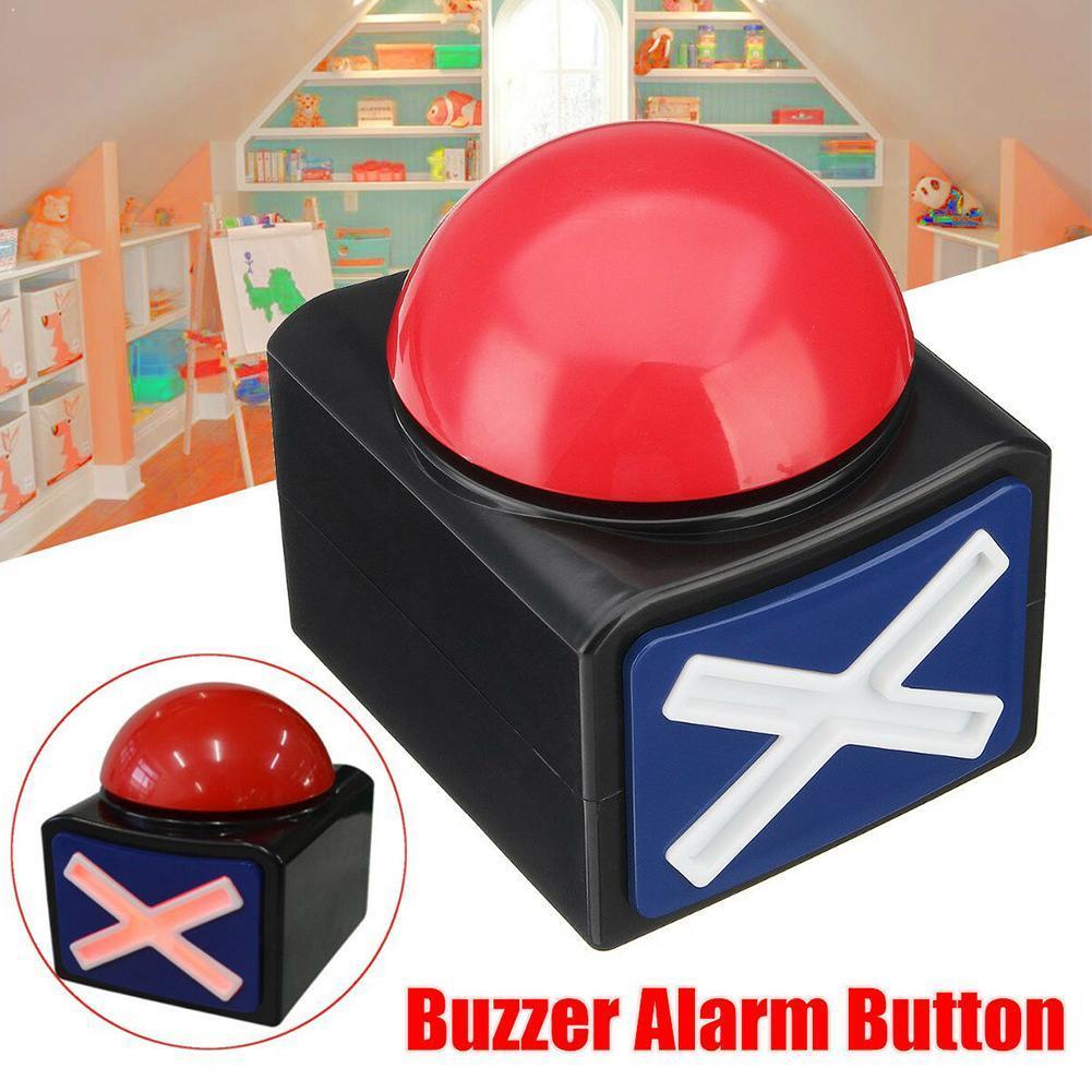 1pc leuke rode spel antwoord zoemer alarm knop doos met speelgoed stress licht geluid knop geen spel familie grote ventilatie ja verlichting pr  c4 i 9