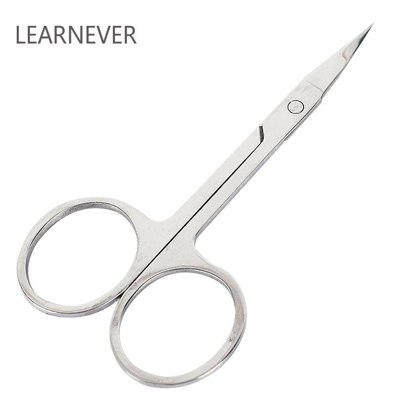 Steel Curved Pedicure Scissors Nail Cuticle Dead Scissors Eyebrow Tool Remover Nipper Skin Makeup Nail Beauty Y9J7