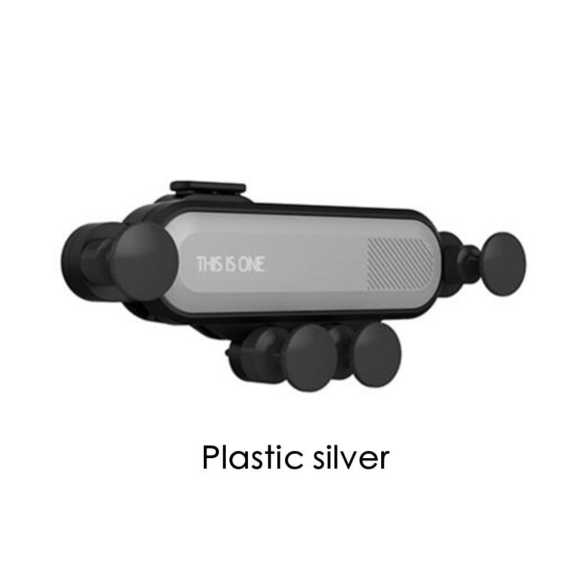 Auto accessoires zwaartekracht ondersteuning telefoonhouder voor volvo  s40 s60 s80 s90 s40 xc60 xc90 v40 v60 v90 c30 xc40 xc70 v70: Plastic zilver