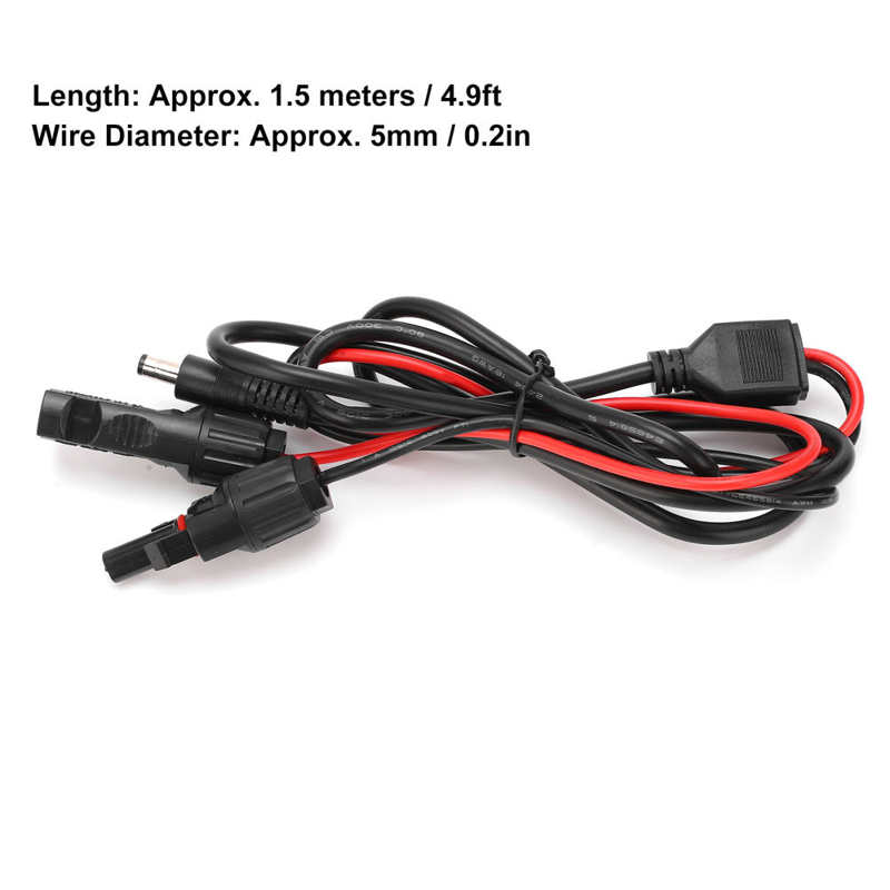 DC5521 Connector Solar Charge Cable HighFrequency for Electrical Appliances 300V