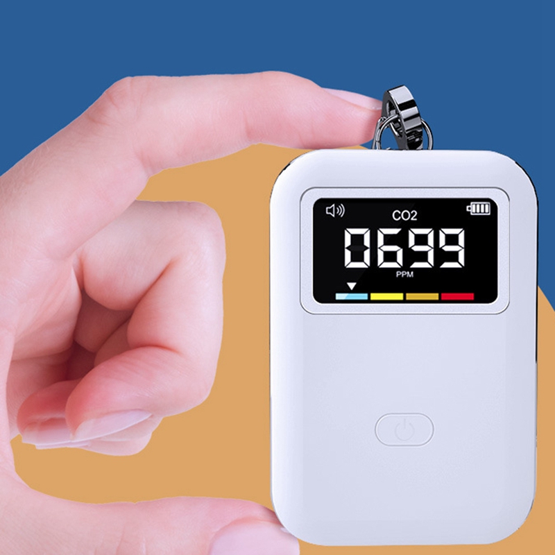 Mini Indoor Carbon Dioxide Concentration Detector Portable Air Monitoring CO2 Detector