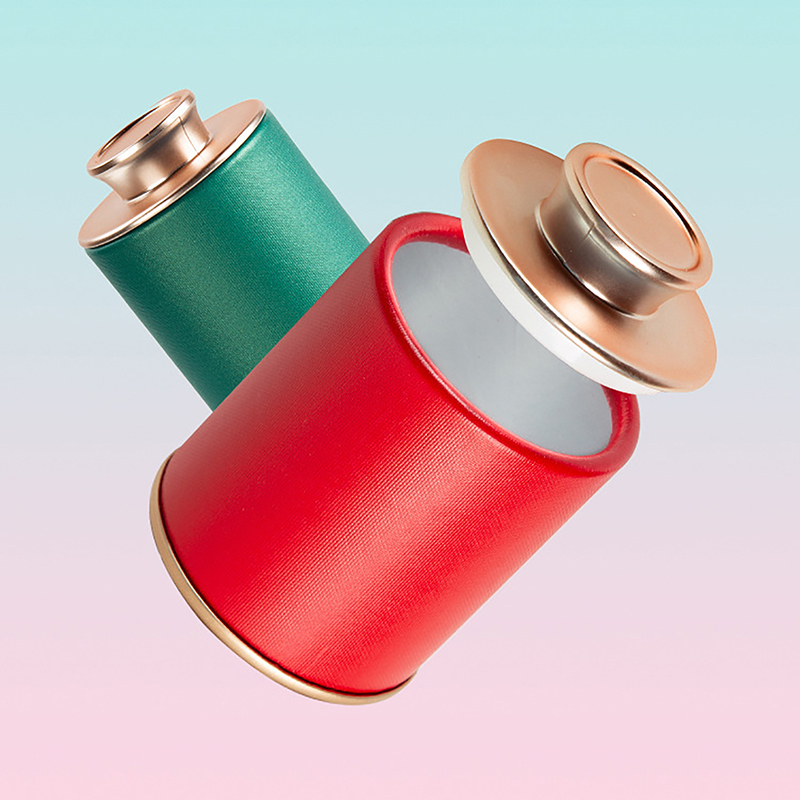 Mini lata de té vacía para el hogar, tarro sellado de té verde y negro, caja de embalaje de té pequeña de viaje portátil, lata de almacenamiento de papel