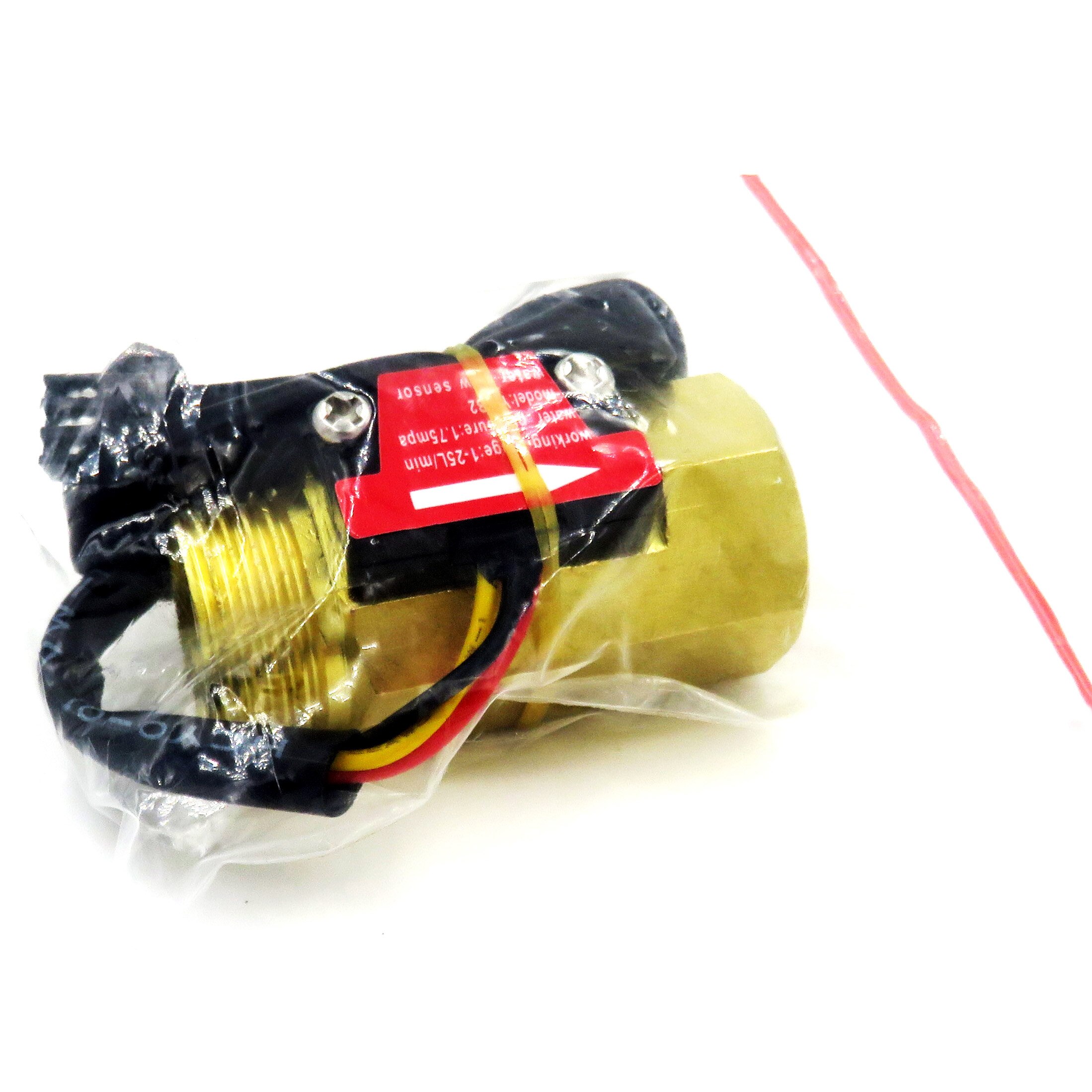 YF-B2 G1/2 sensor de flujo de latón 5/24V DC 1-25 ... – Grandado