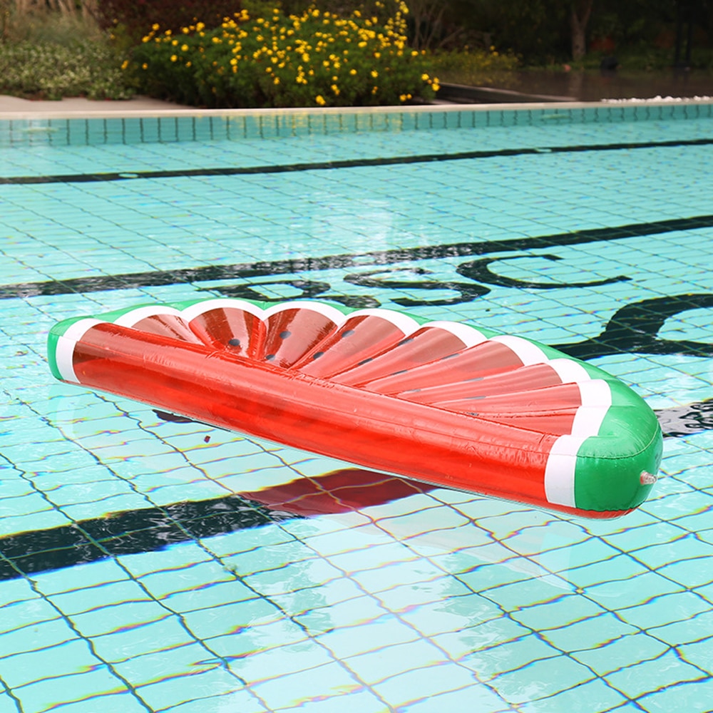 Fila de sandía inflable, anillo de natación, Océano, playa, piscina, actividades al aire libre, en la playa, piscina, colchón inflable de agua