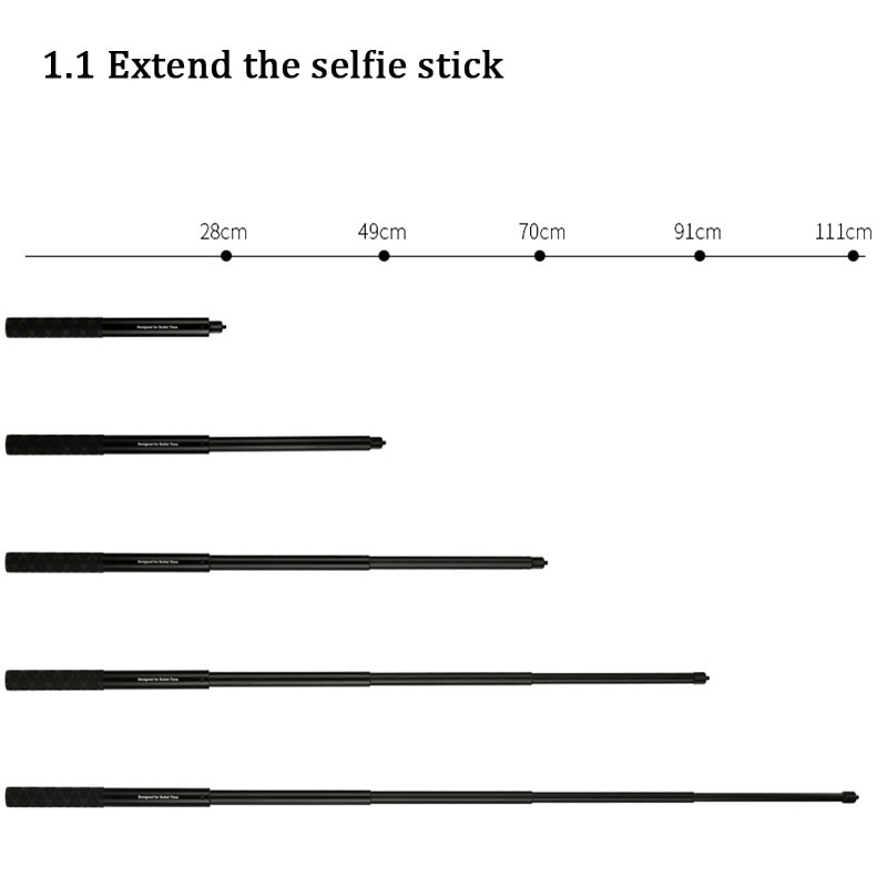 Handheld Energie Bank Batterie Hand Griff Verlängerung Einbeinstativ w Stativ für Insta360 eins X Panorama Flecken Kamera Zubehör