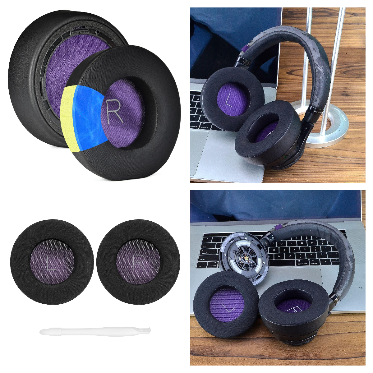 til plantronics backbeat pro hodetelefoner headset kjølegel myke skum øreputer headset reparasjon