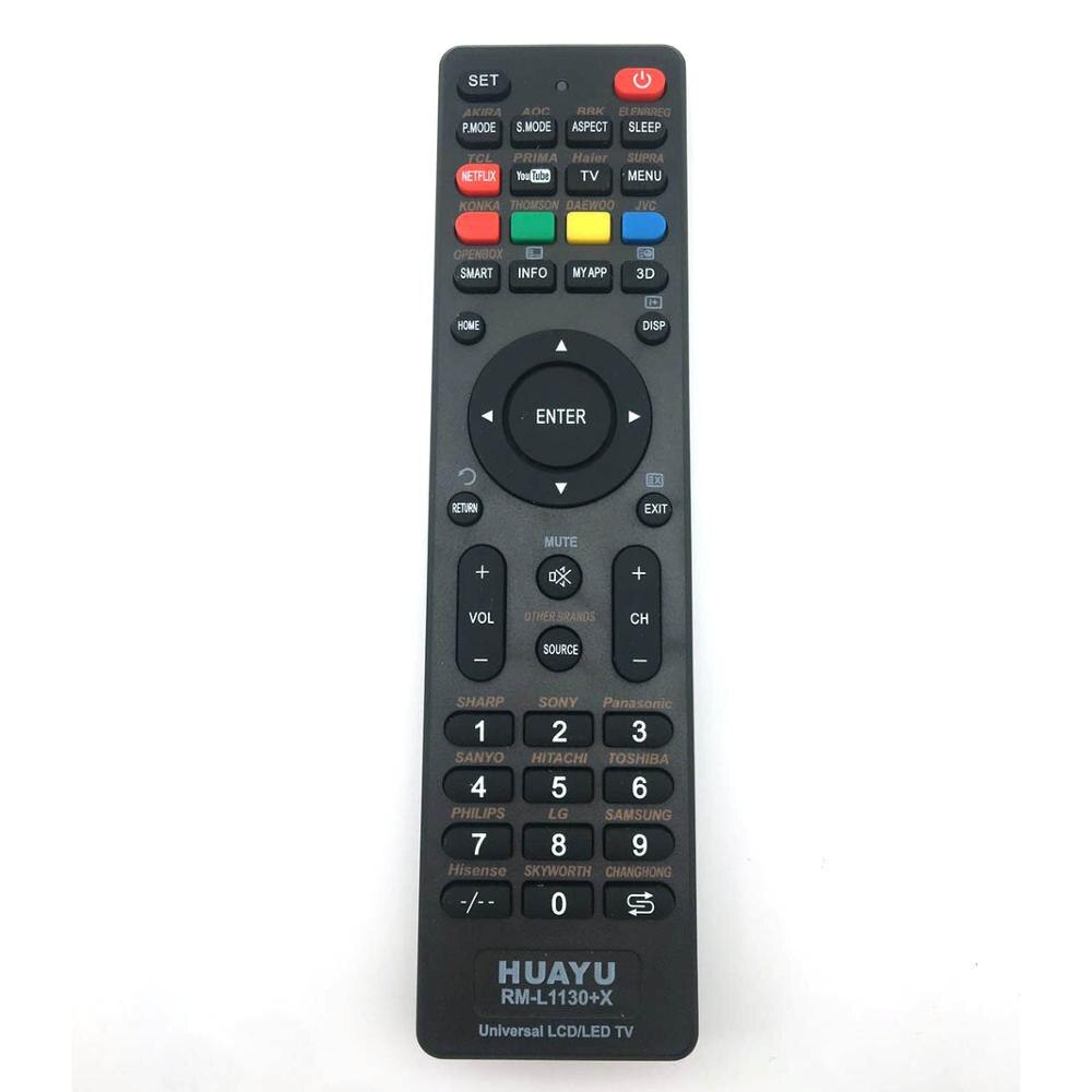 Mando a distancia Universal de TV, repuesto para ORION OPEN ORIENT ONIDA FUSION FUNAI FUNAIPC DMTECH DIGITAL DAWA DEX: RM-L1130NETFLIX