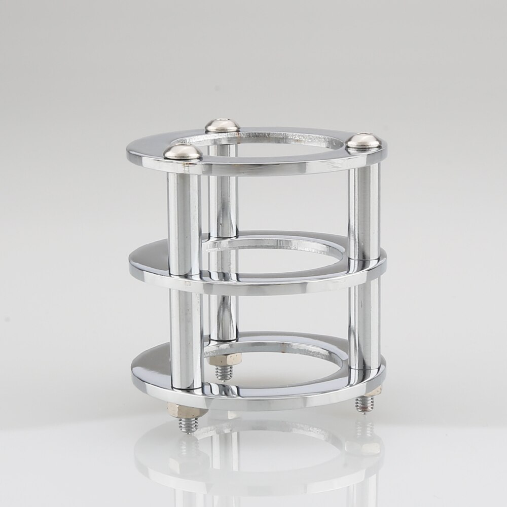 Vacuum Tube Guard Protector Cover for 12AX7 12AT7 ECC83 6922 5687 HIFI Vintage Audio AMP DIY Gold&amp;Chrome Plated 1PC: CHROME43x40