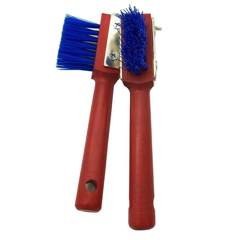 ELOS-2 Pack Horse Hoof Hook with Brush Grip Hoof Pick Horse Care Product Durable Anti-Slip Hook for Horse Grooming