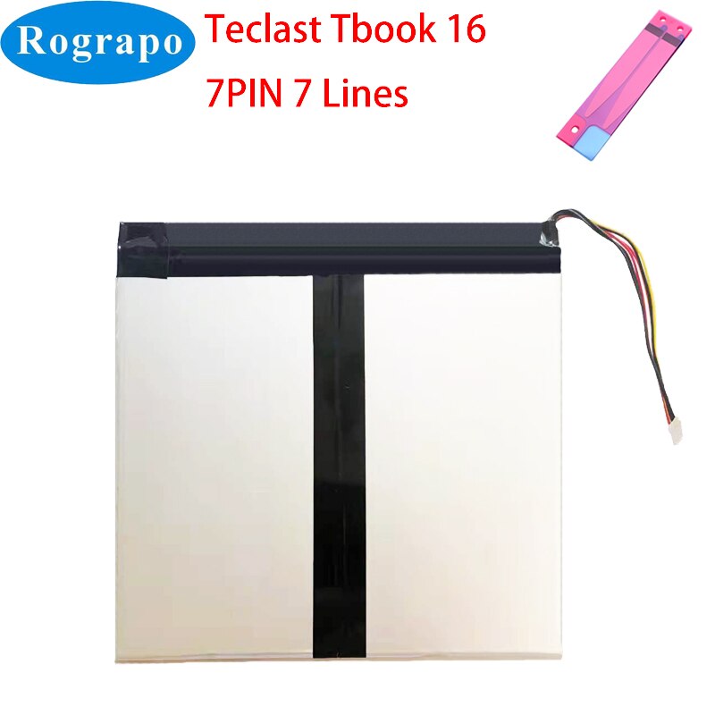 Teclast – batterie pour tablette PC, 9000mAh, pour Teclast Tbook 16, accumulateur à 7 fils, prise, nouveauté