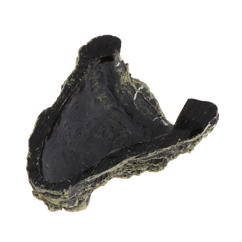 Reptile Cave Turtle Bask Back Caves Platform Case Decoration Landscape Resin Lifelike Habitat Hide Rock For Lizard Snake Tortois