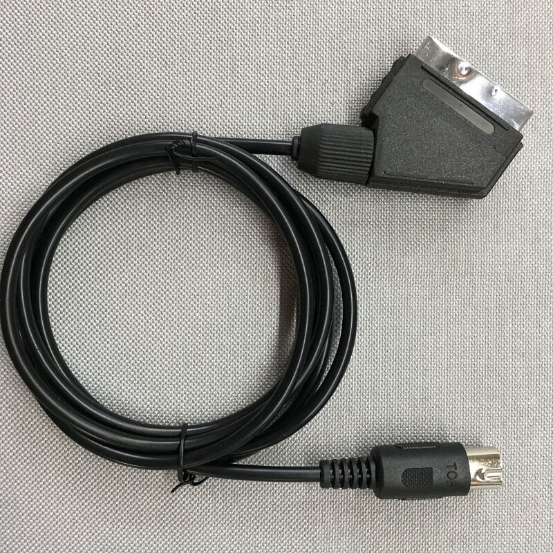 Vervanging 1.8M V-Pin Scart Kabel Voor Sega Megadrive 1 Genesis 1 Master System 1 Rgb Av Scart kabel Pal Versie