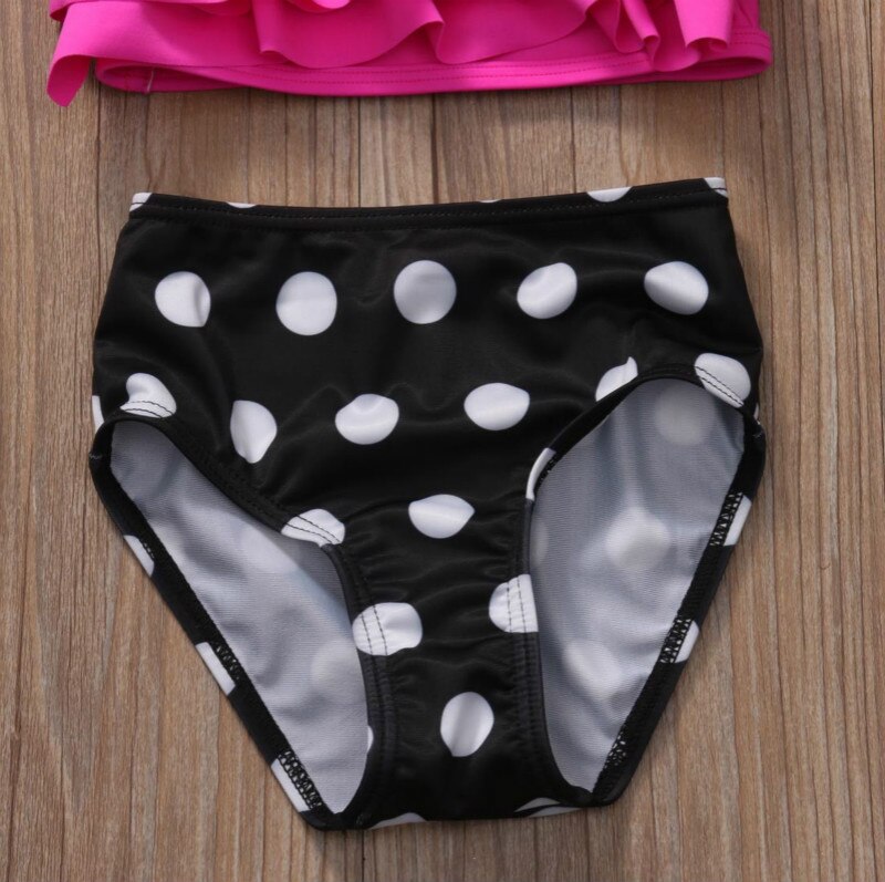 Klassisk baby pige bikini 3 -delt jakkesæt dejlige børn bikini sæt bade baby badedragt badetøj piger svømmedragt 1-6 år
