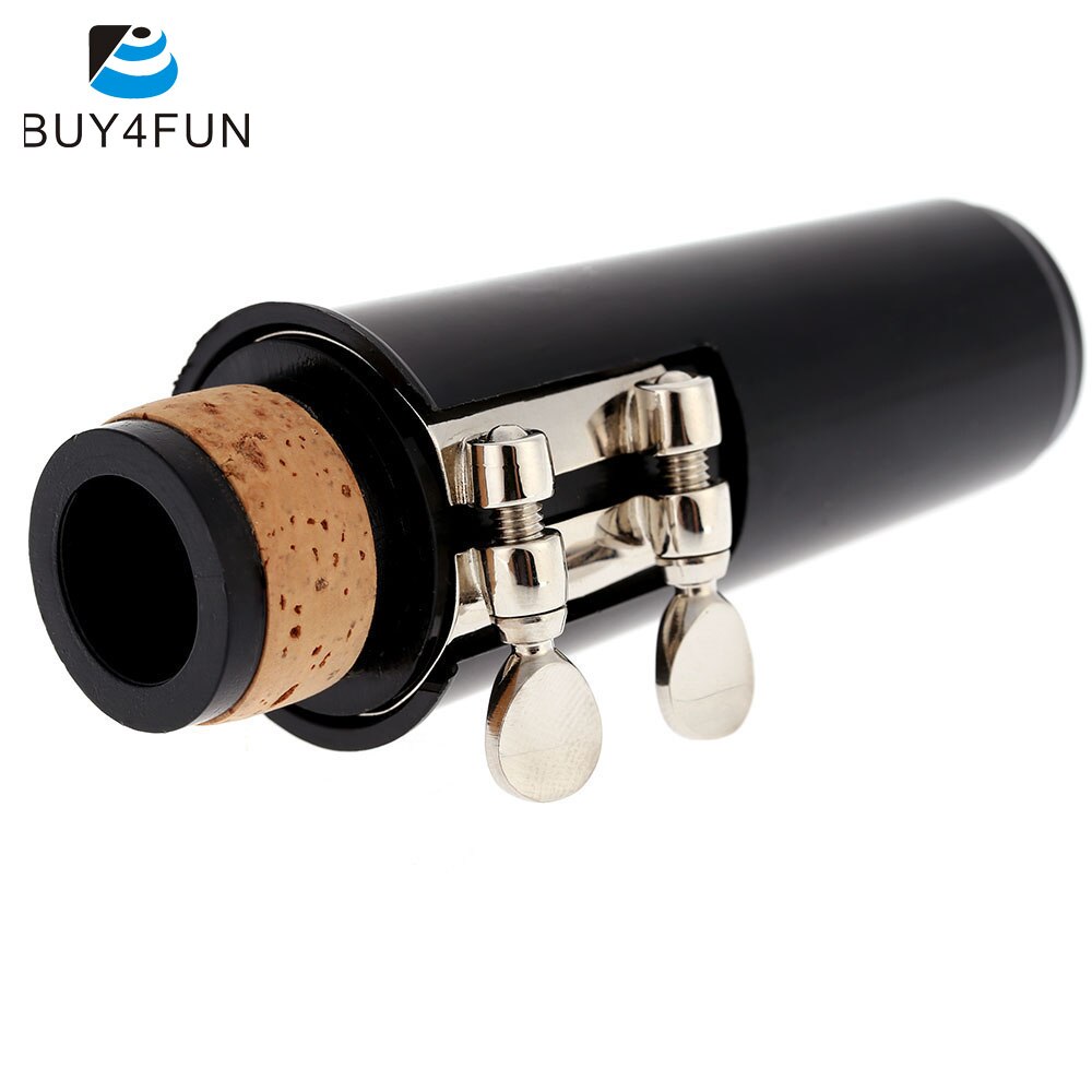 Professionele Klarinet Mondstuk Plastic Met Cap Metalen Gesp Riet Houtblazers Onderdelen &amp; Accessoires