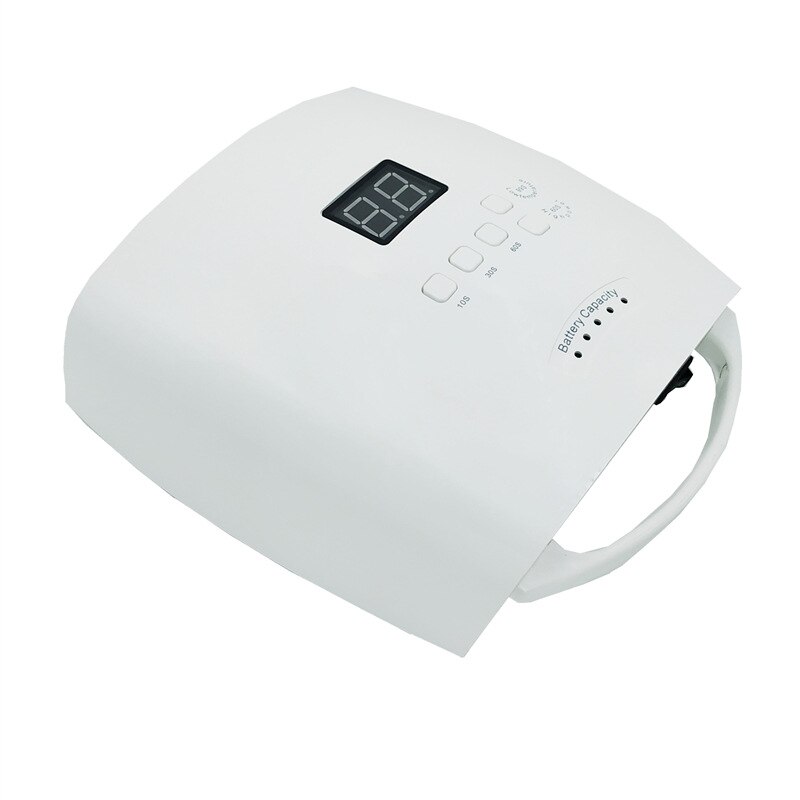 Lámpara LED de uñas recargable de luz roja, secador de esmalte de Gel inalámbrico, luz de curado UV, lámparas de pedicura, lámpara inalámbrica para manicura: 54W 9000mAh / EU
