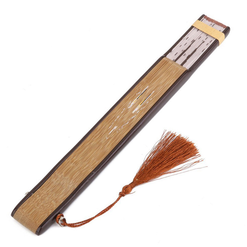 Cats Folding Fan Tassel Dancing Folding Hand Fan Craft Original Wooden Hand Flower Bamboo Fan for Home Decor Fiestas