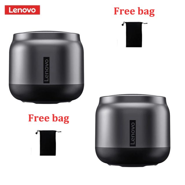 Lenovo-altavoz inalámbrico K3 BT5.0, reproductor de Audio estéreo inalámbrico portátil, Sonido Envolvente 3D, micrófono: add two bags