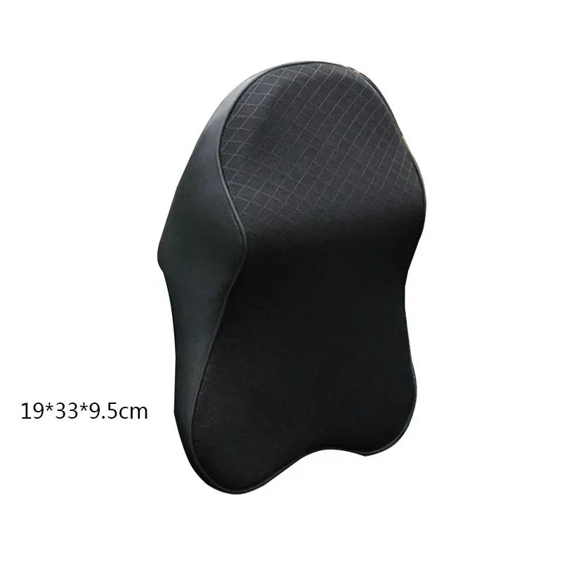 Cuscino per il collo dell'auto Cuscino per il sedile Poggiatesta Supporto lombare per alleviare il mal di schiena Sedia da ufficio Memory Foam Design ergonomico: Arancione