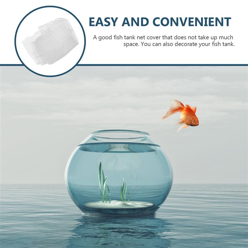 Ronyme Aquarium Abdeckung 100x40cm - Mesh Schutznetz Gegen Fischsprung