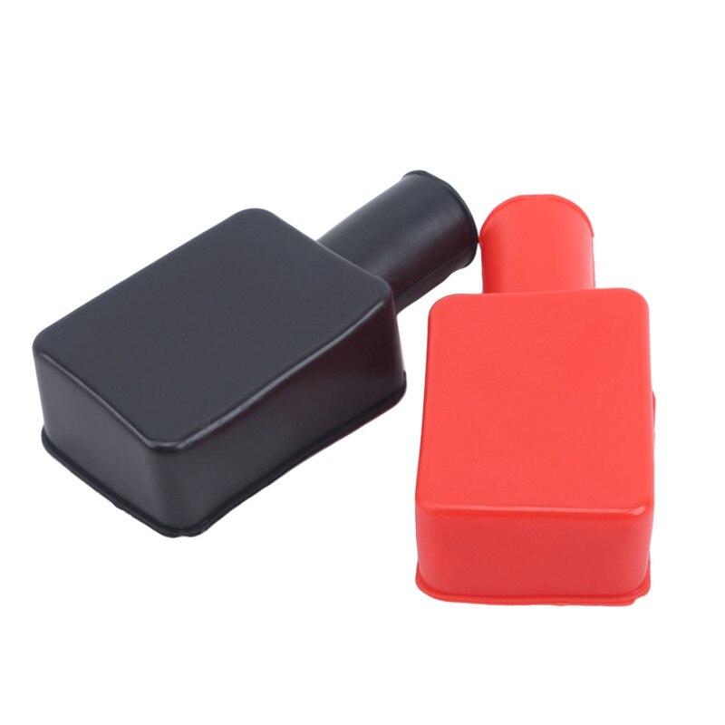 2 uds batería de coche tapas de terminales negativas positivas tapa Protector aislante de barco baterías de repuesto Accesorios