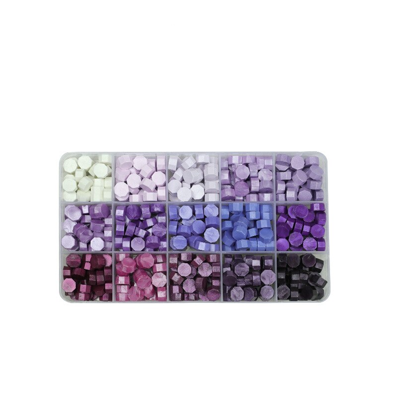 Perline di ceralacca colorate che mescolano i mestieri di colore per il sigillo di cera del bollo della cartolina di nozze della busta: I