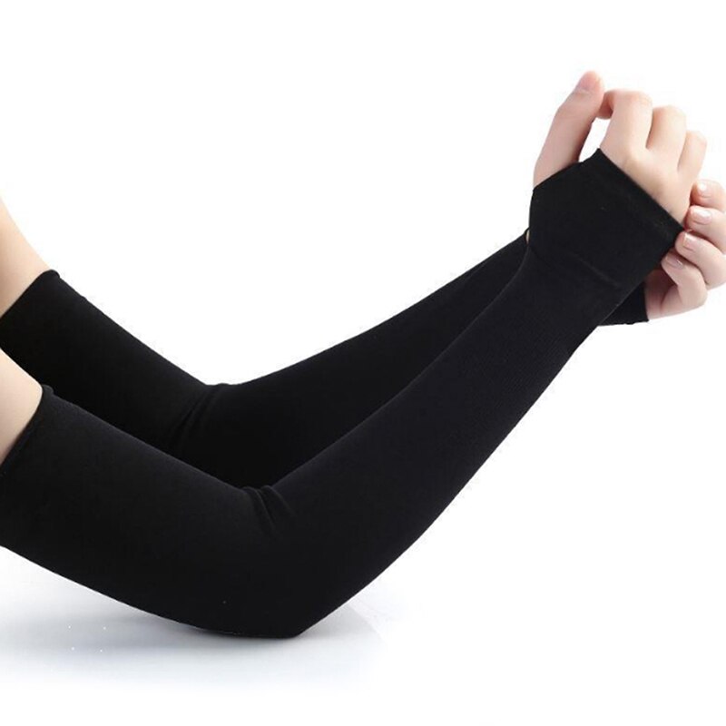 Femmes gants UV soleil protéger anti-dérapant glace soie manches bras manches en plein air crème solaire manchette été hommes en plein air équitation mitaine: style10