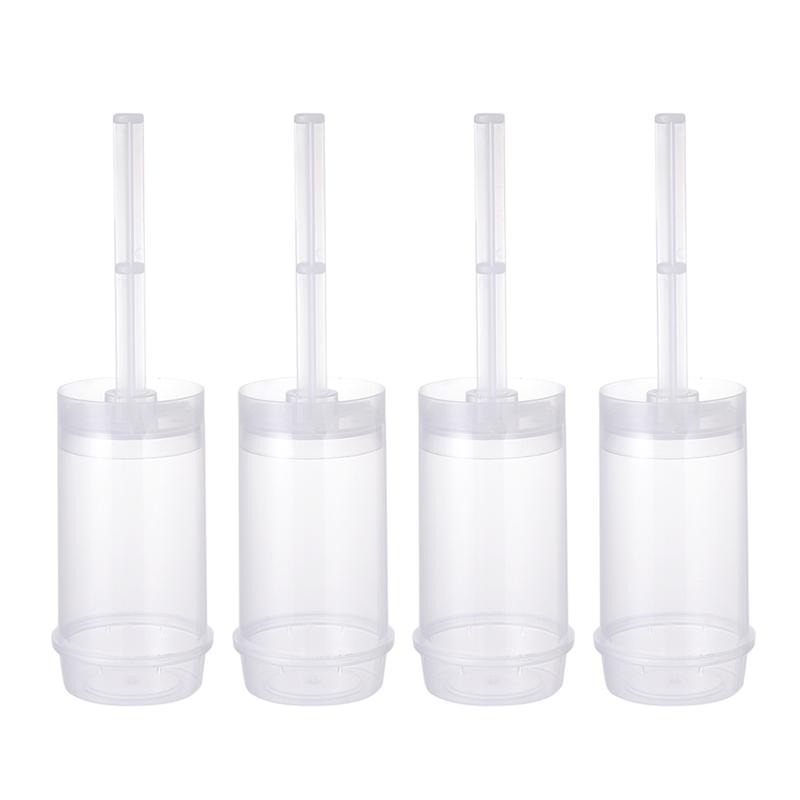 30 Stuks Gebak Dessert Push Up Pop Containers Ronde Push-Up Cake Pop Shooter Clear Cake Houder Push Pops cake Container Met Deksel