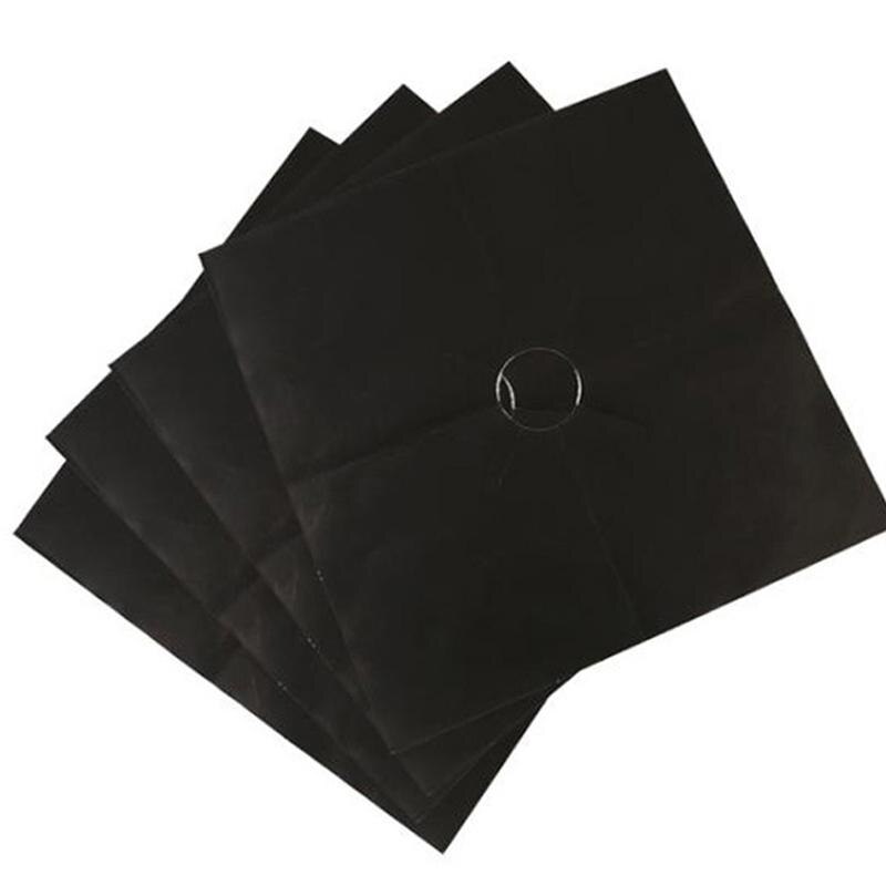Gas Hob Protector Universal Heavy Duty Oven Liners Teflon Sheets (Black)