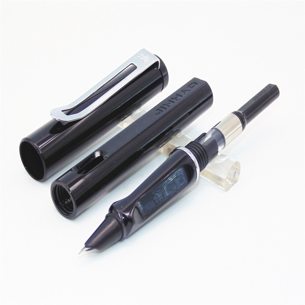 JINHAO 599 Black Student Fine Nib Fountain Pens