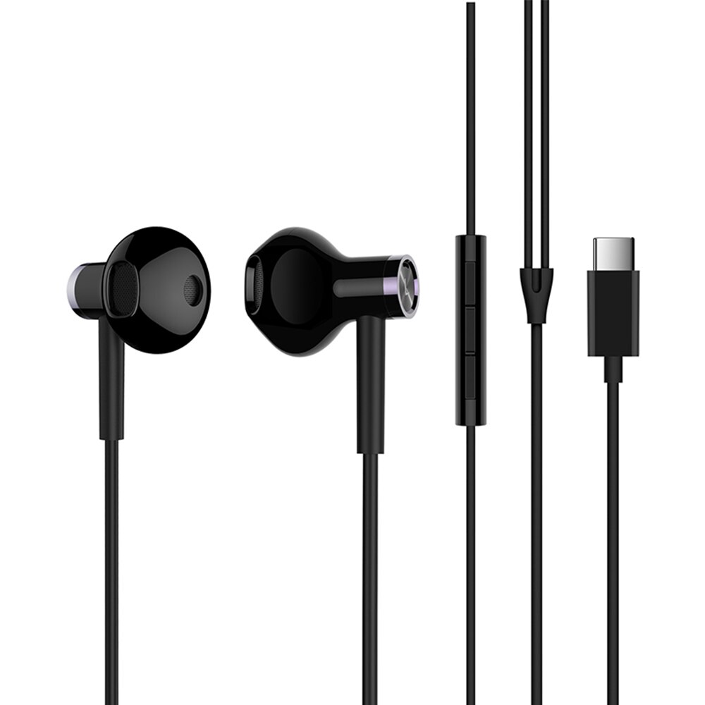 Xiaomi – écouteurs intra-auriculaires Mi 10 11 10T Pro 9, casque hybride avec prise Jack type-c, DC Seo, avec commande de fil micro, double pilote, pour Redmi K40 Pro