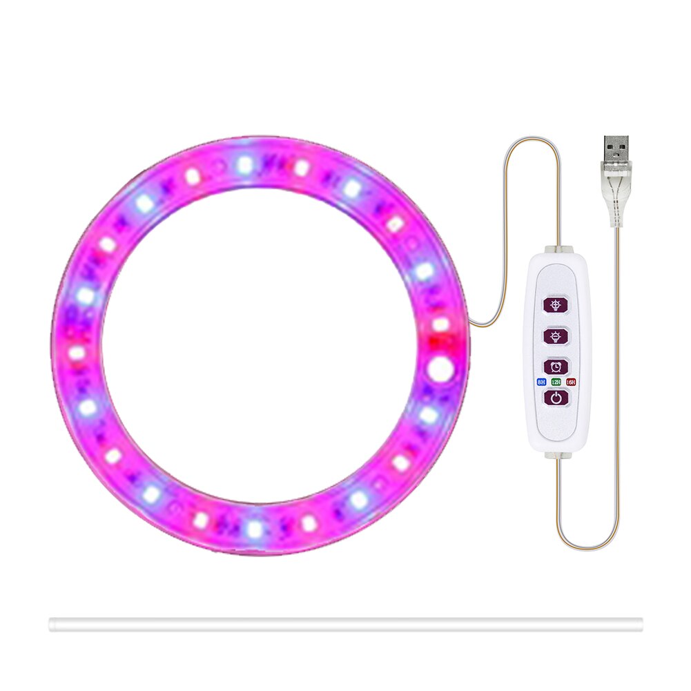 Volledige Spectrum Lamp Led Grow Light Phyto Lamp Voor Planten Lamp Groeilicht Hydrocultuur Verlichting Usb Greenhouse Indoor Bloem Zaad: Red blue-1 Head