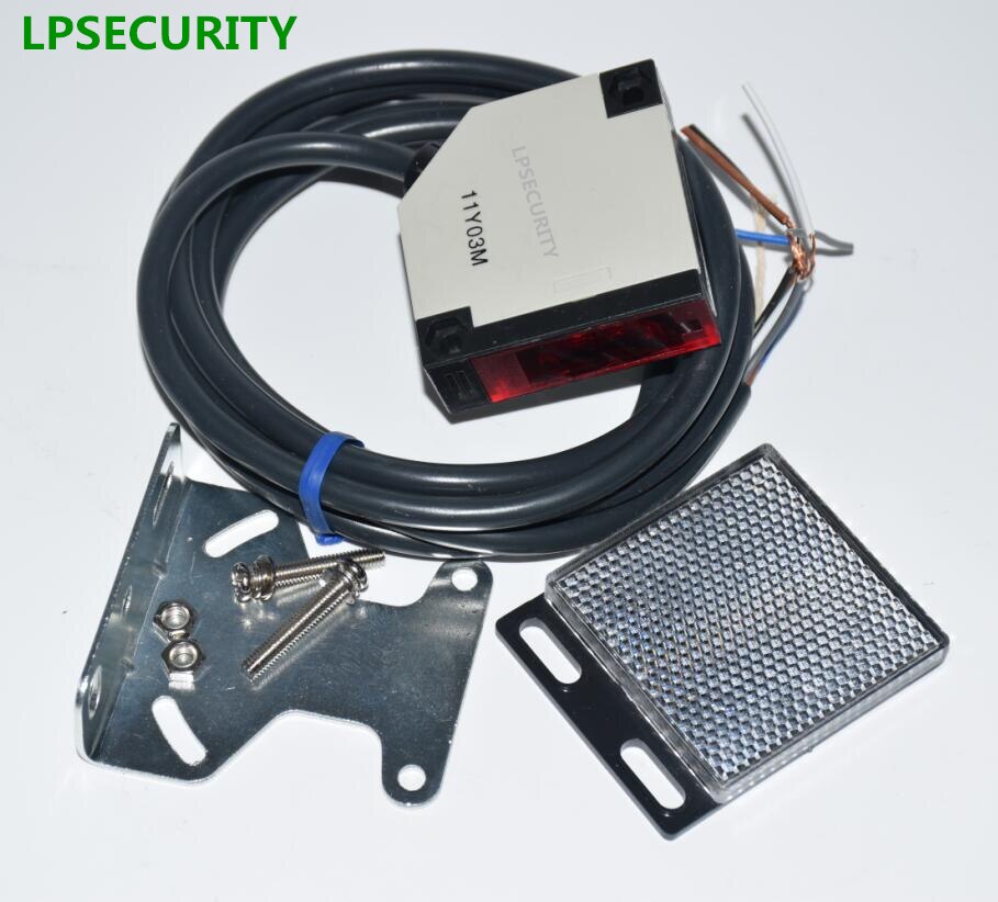 2.5m 4m garage sliding swing Gate & Door Opener Reflective Infrared Photocell / infrared sensor photo eye beam