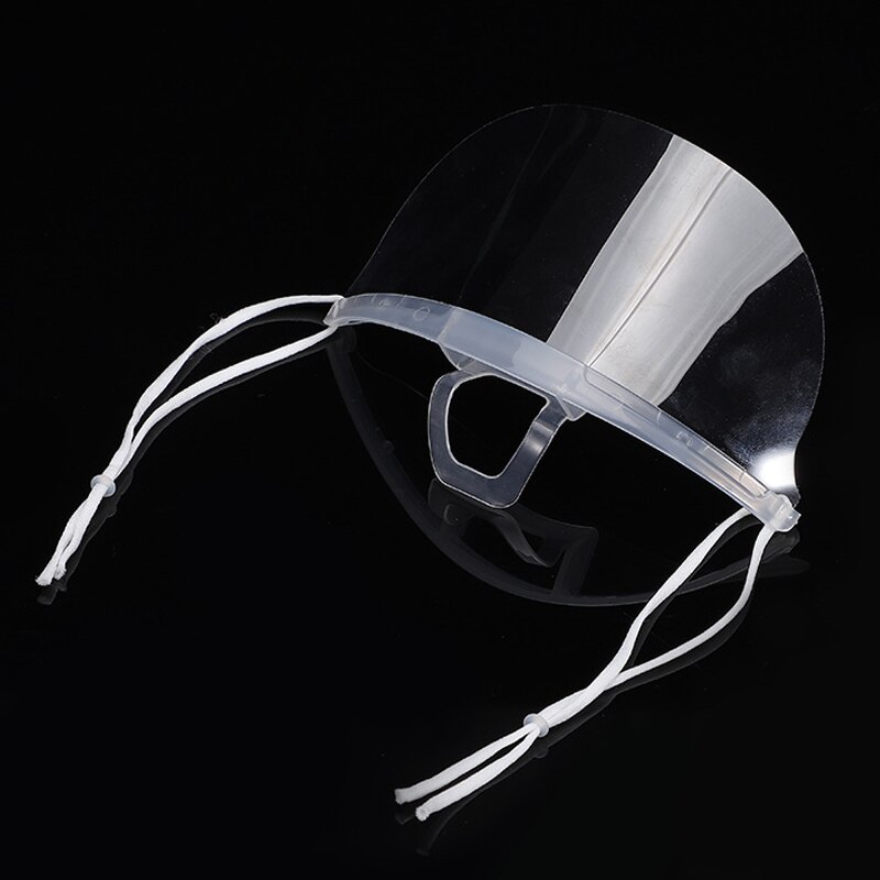 1/5 stücke Transparente Masken dauerhaft Anti Nebel Gastronomie Lebensmittel Hotel Koch Kellner Kunststoff Küche Restaurant Masken Küche Werkzeuge: A801 1pc