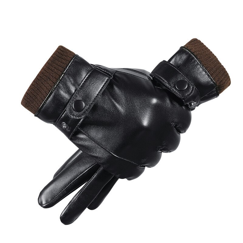 Harssidanzar Men's Leather Driving Gloves Unlined