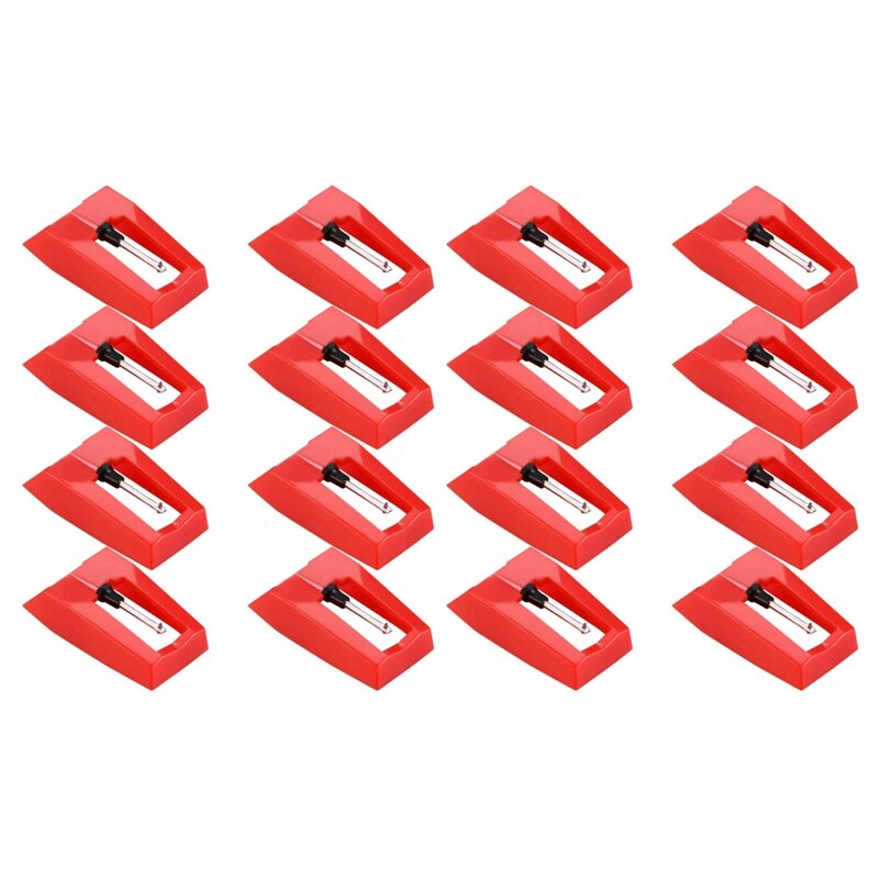 JABS 16 Pcs Record Player Needle Turntable Diamond Replacement Stylus Needles For Vinyl Record Player: Default Title