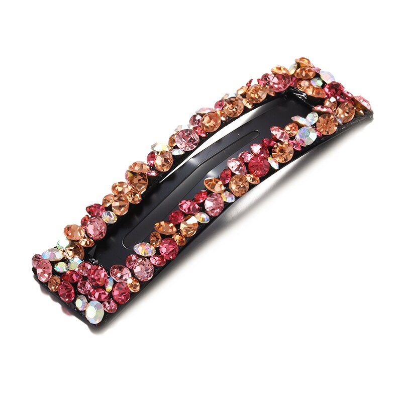 Meisjeshaarklauw geometrische imitatieparel haarspeld krab retro hartvormige kristallen haarspeldjes haaraccessoires voor vrouwen: F328j