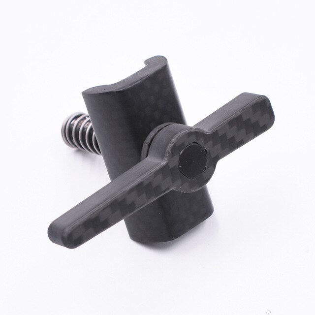 TWTOPSE Carbon Bike Clamp For Brompton Folding Bicycle Clamps Titanium Axle Hinge Lever Plate Hooks Lightweight 25.6g Parts: Basic 1 Piece