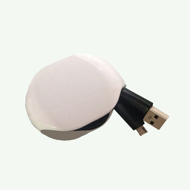 Datakabel Oortelefoon Opslag Mobiele Telefoon Automatische Take-Up Hub Digitale Draad Handig En Duurzaam Datakabel Oortelefoon Opslag: WHITE