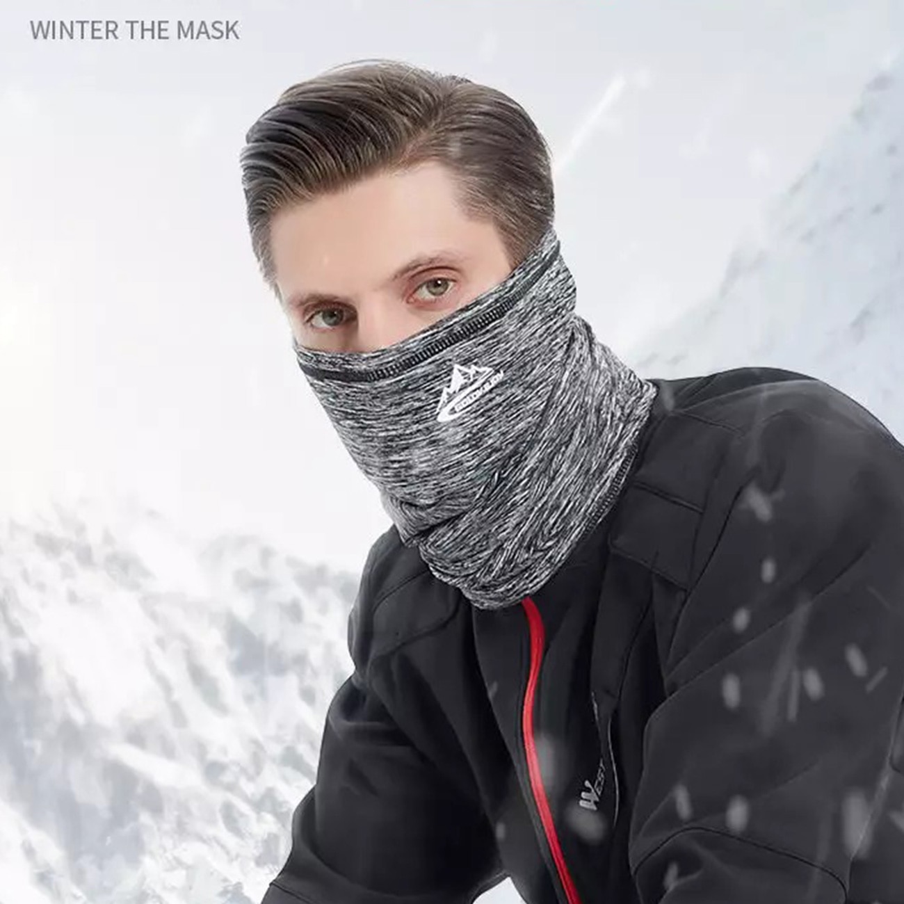 Windproof Keep Warm Face Mask Breathable Neck Self-Heating Winter Outdoor Fishing Mask Dust-Proof Mouth Cover Cycling Mask
