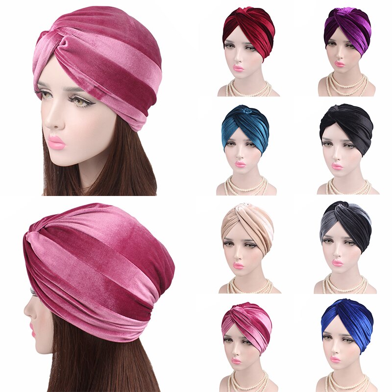 Nueva Cruz musulmana turbante gorros Hijab interiores Hijab islámico cabeza bufanda sombrero diadema turbante mujer musulmán turbante Hijabs